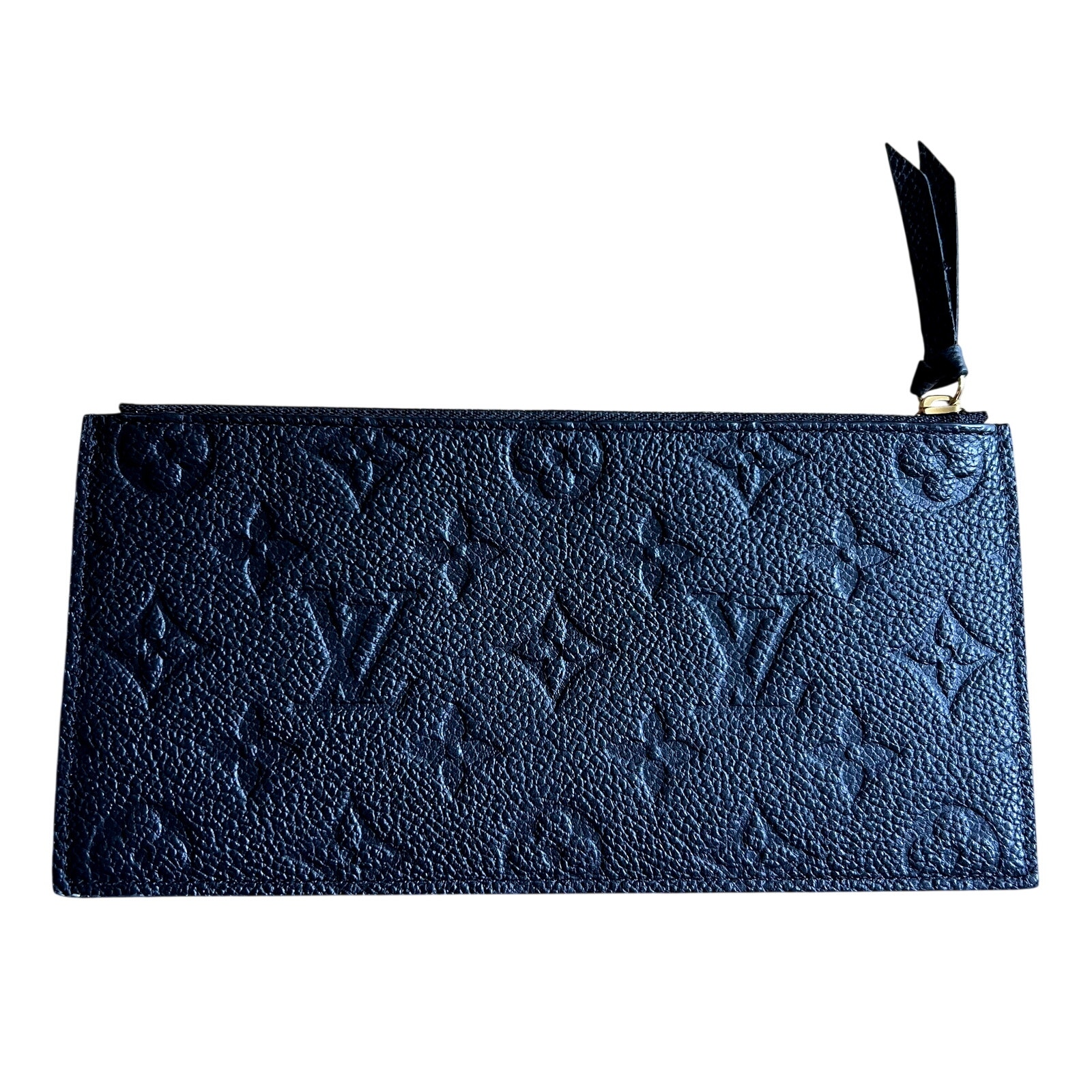 Louis Vuitton Monogram Empreinte Leather Zippy Coin Zip Pochette Black Voyage